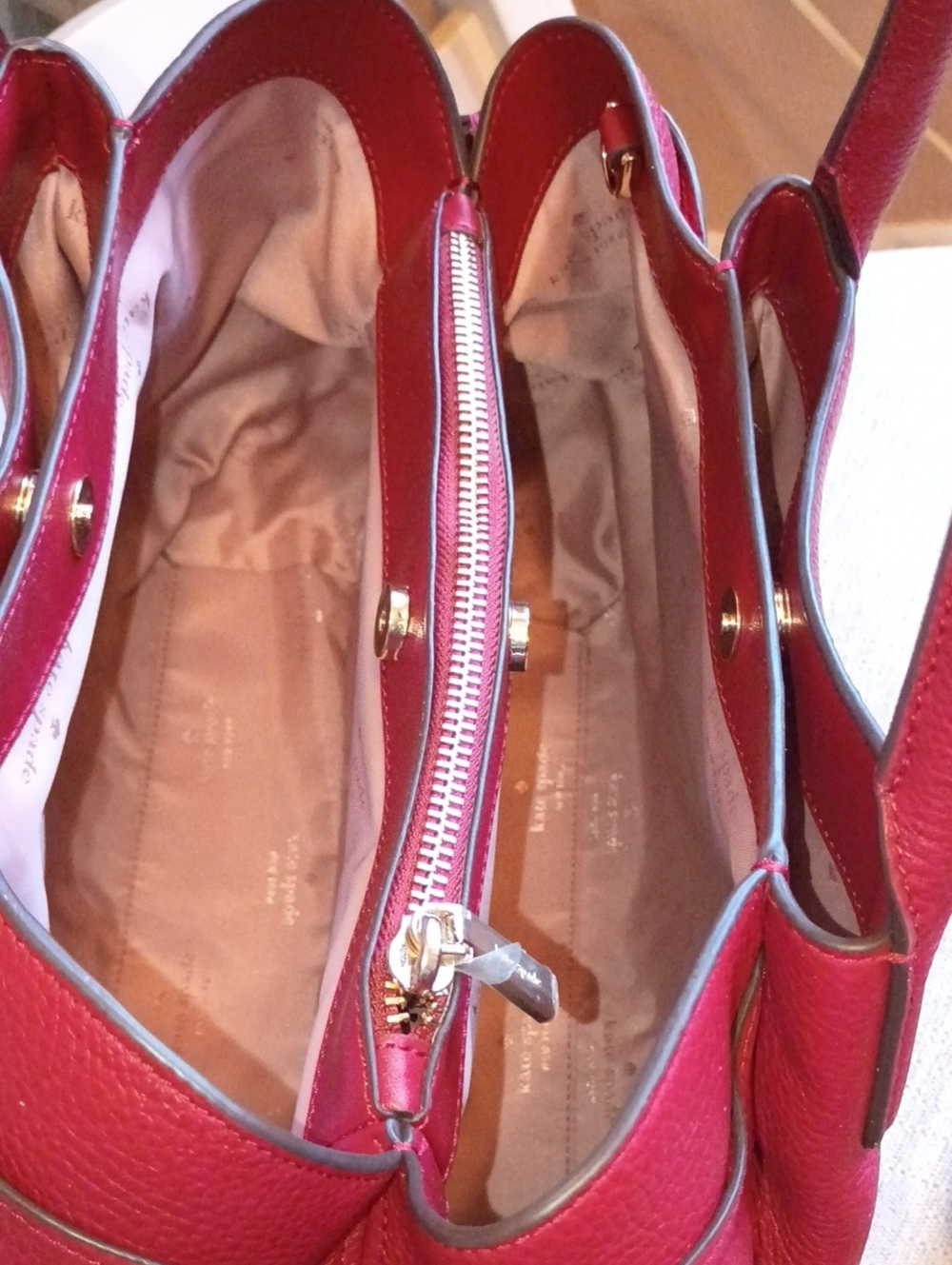 Kate Spade Large Dumpling Satchel Pebble Leather - Picture 14 of 17